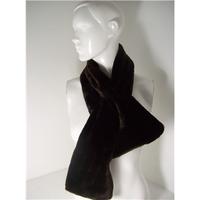 Klassic Kemper Brown Faux Fur Scarf