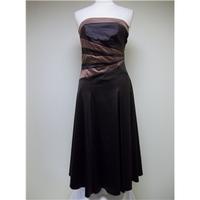 Klass Dark Brown Evening Dress Klass - Brown - Evening