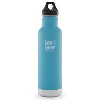 klean kanteen classic 592ml water bottle with loop cap quiet storm