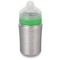 klean kanteen baby bottle wmedium flow nipple 266ml brushed stainless