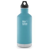 klean kanteen classic 946ml water bottle with loop cap quiet storm