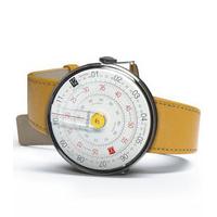 klokers watch klok 01 d1 yellow simple