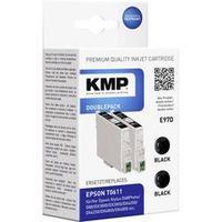 KMP Ink replaced Epson T0611 Compatible Pack of 2 Black E97D 1603, 0021