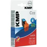 kmp ink replaced canon bci 24 compatible cyan magenta yellow kmp tinte ...