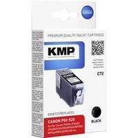 KMP Ink replaced Canon PGI-520 Compatible Black C72 1508, 0001