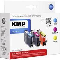 KMP Ink replaced Canon CLI-8 Compatible Set Cyan, Magenta, Yellow C67V 1505, 0005