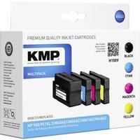 kmp ink replaced hp 950 950xl 951 951xl compatible set black cyan mage ...