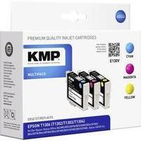 KMP Ink replaced Epson T1302, T1303, T1304 Compatible Set Cyan, Magenta, Yellow E130V (3 x 10, 1 ml) 1618, 4050