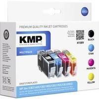 kmp ink replaced hp 364 compatible set black cyan magenta yellow h108v ...