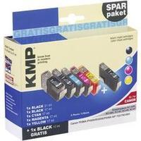 KMP Ink replaced Canon BCI-3, BCI-6 Compatible Set Black, Photo black, Cyan, Magenta, Yellow SPARPAKET PIXMA 4000/5000 S