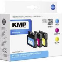 kmp ink replaced hp 933xl compatible set cyan magenta yellow h105v 172 ...