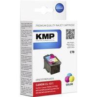 kmp ink replaced canon cl 511 compatible cyan magenta yellow h65 1512  ...