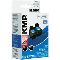 KMP Ink replaced HP 21 Compatible Pack of 2 Black H29D 1900, 4021