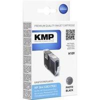 kmp ink replaced hp 364 compatible photo black h109 1713 8040