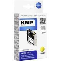 kmp ink replaced epson t0714 compatible yellow e110 1607 4009