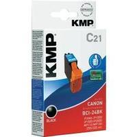 KMP Ink replaced Canon BCI-24 Compatible Black KMP-Tinte für Canon S200/S300 schwarz 0944, 0001
