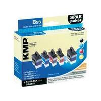 KMP Ink replaced Brother LC-900 Compatible Set Black, Cyan, Magenta, Yellow B5S 1034, 0005