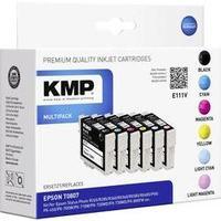 KMP Ink replaced Epson T0801, T0802, T0803, T0804, T0805, T0806, T0807 Compatible Set Black, Cyan, Magenta, Yellow, Phot