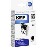 KMP Ink replaced Epson T0801 Compatible Black E111 1608, 0001