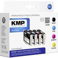 KMP Ink replaced Epson T1291, T1292, T1293, T1294 Compatible Set Black, Cyan, Magenta, Yellow E125V 1617, 0050