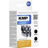 kmp ink replaced brother lc 123 compatible pack of 2 black b41d 1525 0 ...