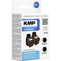 KMP Ink replaced HP 56 Compatible Pack of 2 Black H11D 0995, 4021