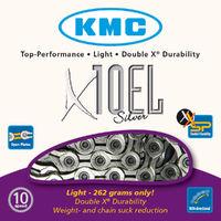 kmc x10 el silver 10 speed chain chains