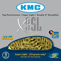 KMC X9-SL Gold 9 Speed Chain Chains