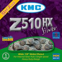 kmc z510 hx silver chain chains