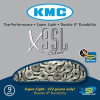 KMC X9-SL Silver 9 Speed Chain Chains