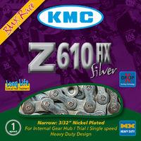 kmc z610 hx silver chain chains