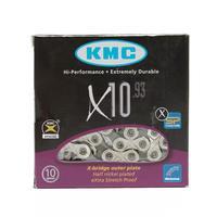 Kmc Chains 114 Link 10 Speed Chain - Grey, Grey