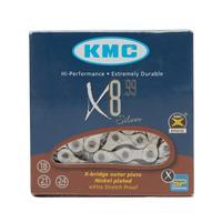 Kmc Chains 116 Link 8 Speed Chain - Silver, Silver