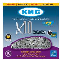 KMC X10 Eco Pro Teq Chain - 114 Links - Silver