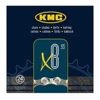 KMC - X8 (X8.93) 8 Spd Chain Silver/Grey