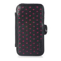 knomo fuchsia perforated iphone 4 folio case