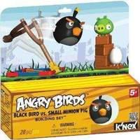 Knex Angry Birds Black Bird Vs Small Minion Pig