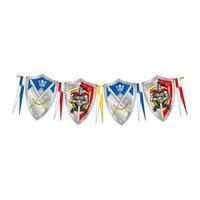 Knights Party Bunting Shields 6m