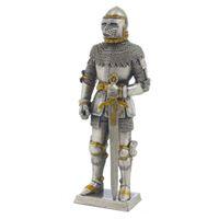 Knight in Bascinet Helmet