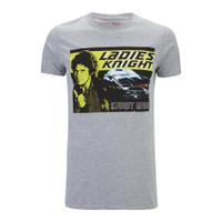 Knight Rider Men\'s Ladies Knight T-Shirt - Grey Marl - XL