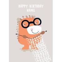 knitting birthday bear