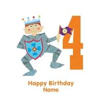 Knight 4 | Children\'s Birthday Card