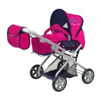 knorrtoys dolls pram kyra flower power pink