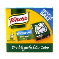 Knorr Low Salt Vegetable Stock Cubes 6 Pack