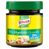 Knorr Vegetable Stock Granules Reduced Salt