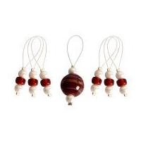 Knit Pro Zooni Knitting Stitch Bead Markers Amaryllis