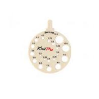 Knit Pro Round Knitting Needle Size Gauge Ivy