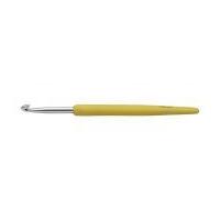 knit pro waves aluminium crochet hook yellow