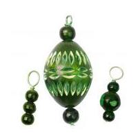 Knit Pro Zooni Knitting Stitch Bead Markers Pine Green