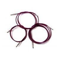 knit pro interchangeable knitting needle cable purple